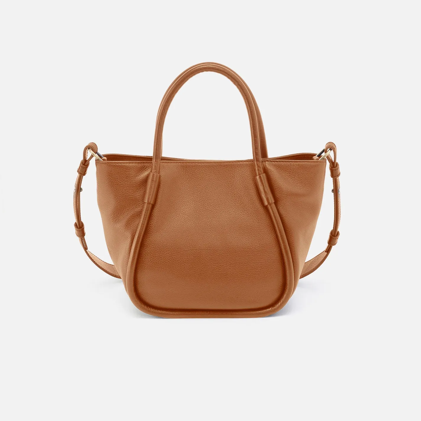 Margot Satchel In Pebbled Leather - Butterscotch