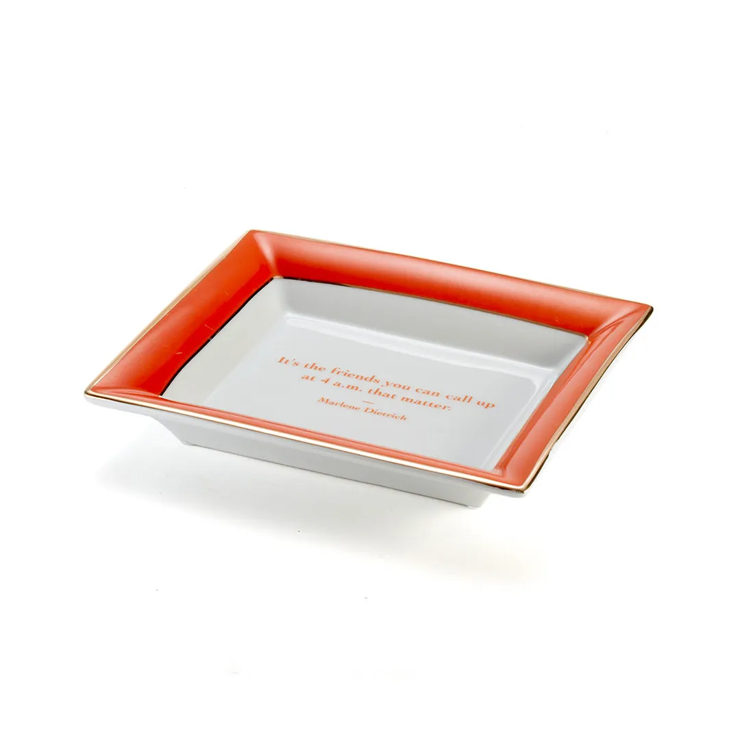 Marlene Dietrich Repartee Tray Trinket Trays & Boxes cheap
