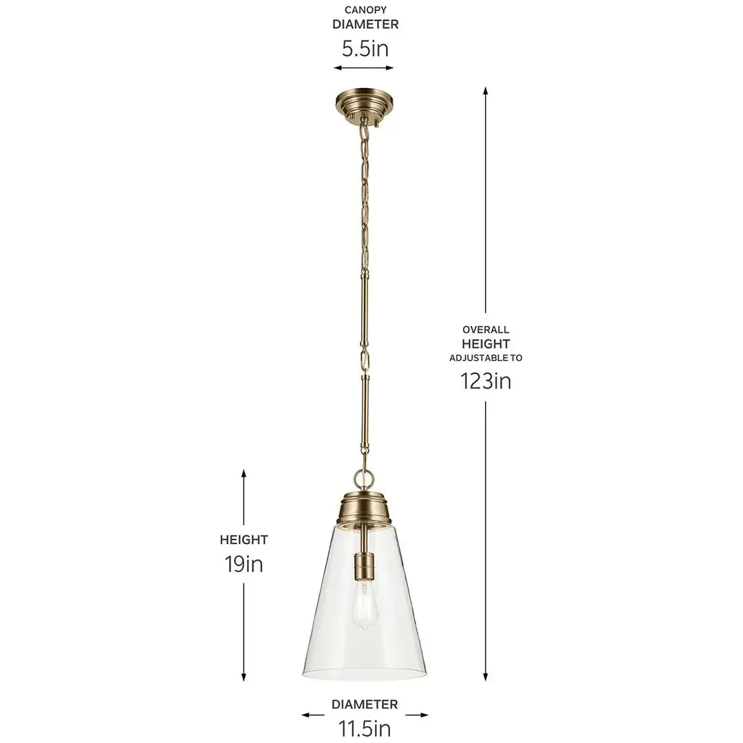 Marsailli 19" 1-Light Medium Pendant