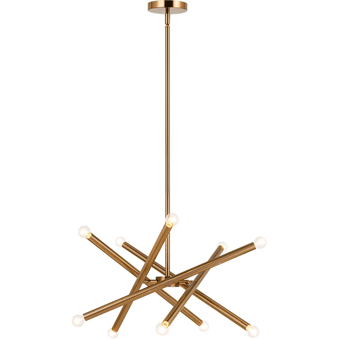 Matchstix 10-Light Pendant