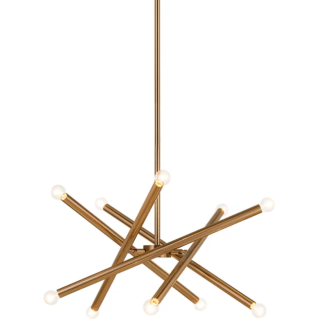 Matchstix 10-Light Pendant