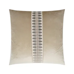 Mati Velvet Pillow, Taupe Throw Pillows Cozy Upgrade