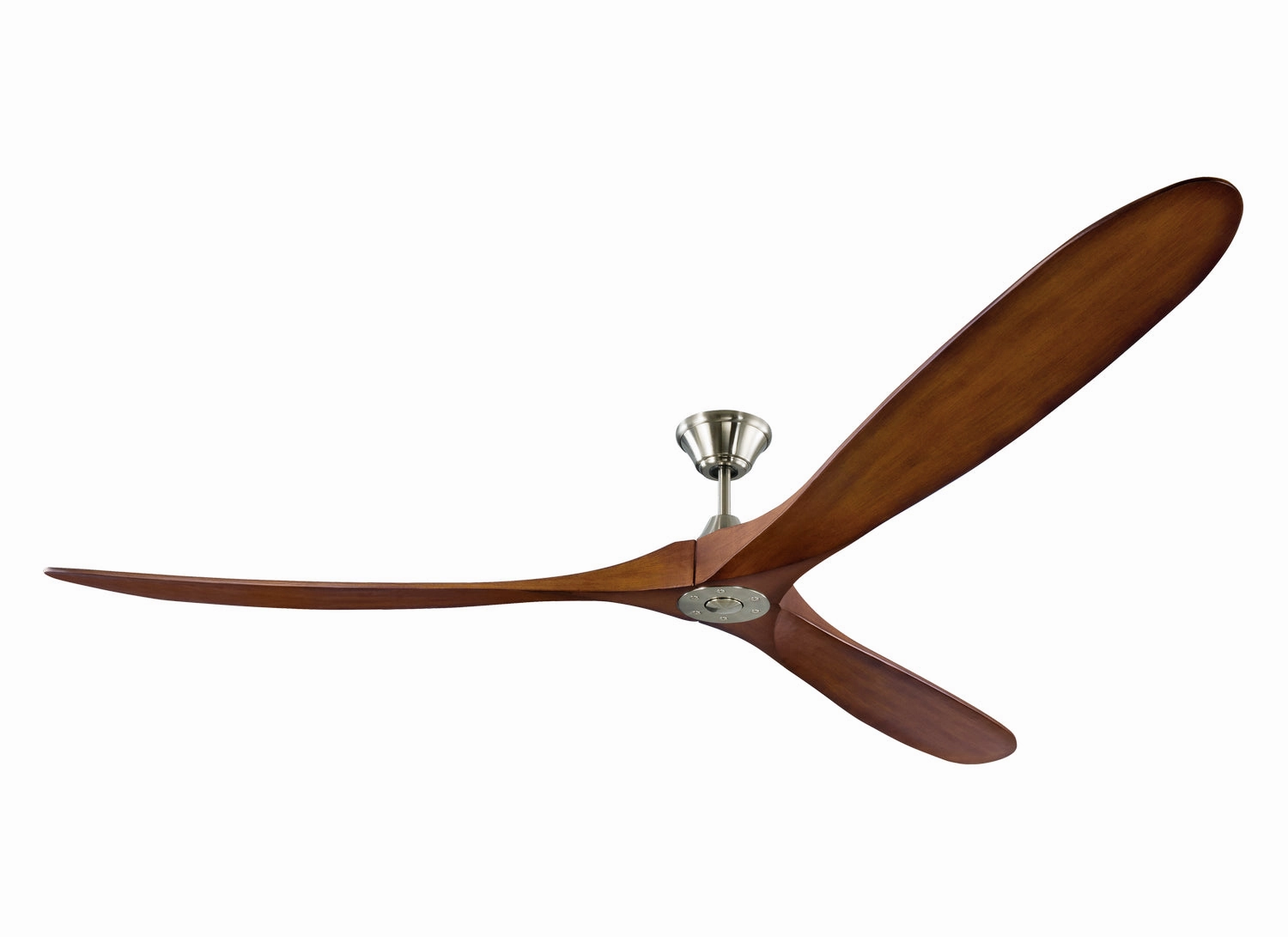 Maverick 88"Ceiling Fan Brushed Steel Large Fans FANS best price
