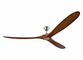 Maverick 88"Ceiling Fan Brushed Steel Large Fans FANS best price