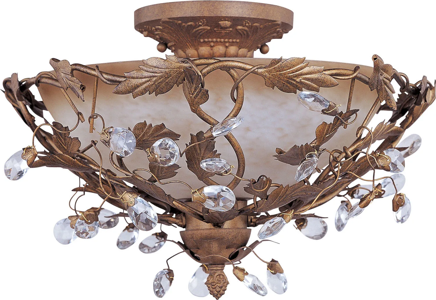 Maxim Three Light Semi-Flush Mount Low Ceiling Lights sale
