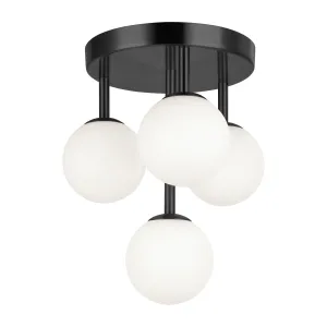 Megallan 4 Light 10.75 Inch Flush Mount Bathroom Lighting online savings
