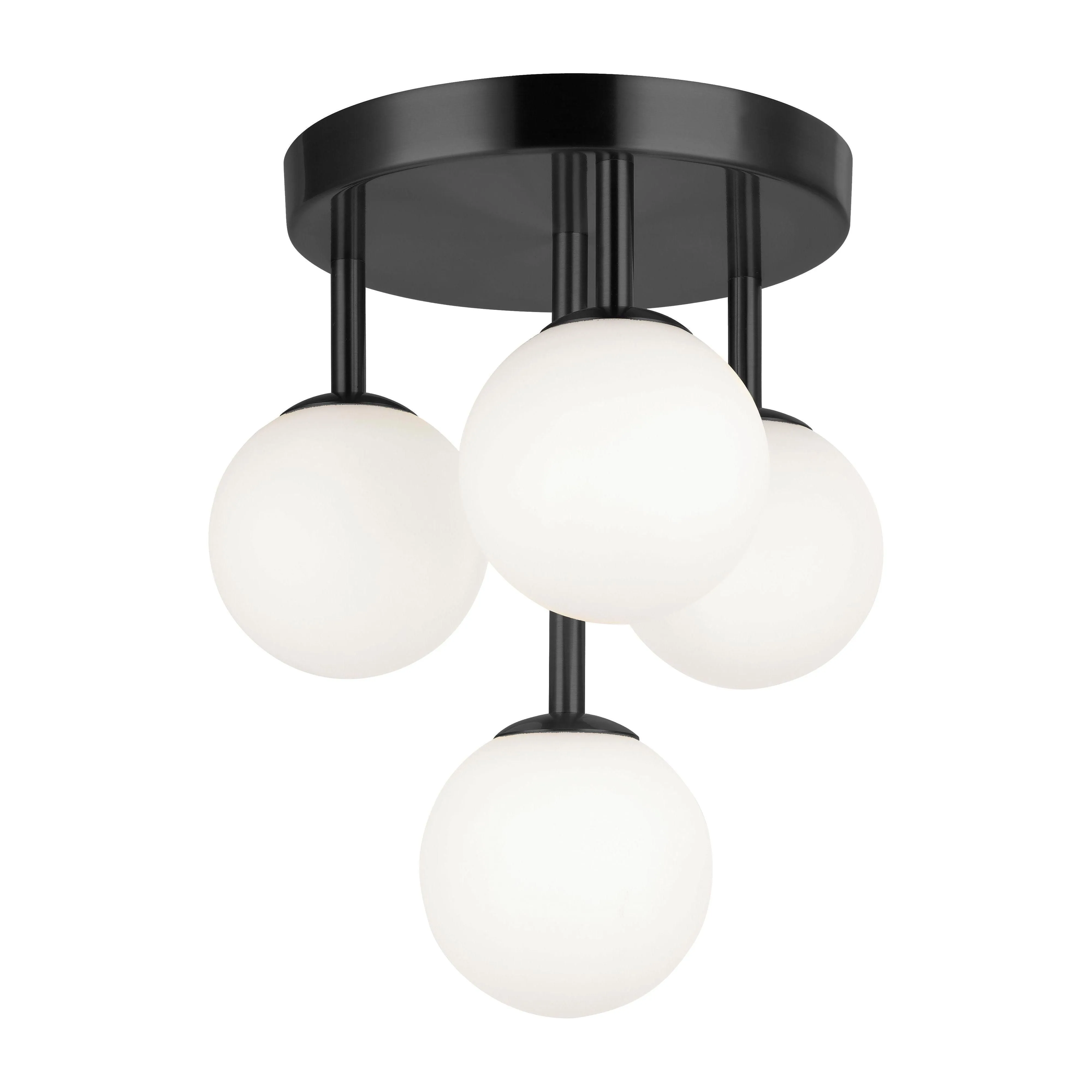 Megallan 4 Light 10.75 Inch Flush Mount Bathroom Lighting online savings