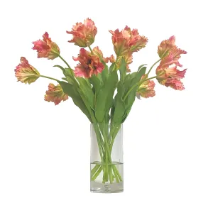Mendocino Parrot Tulips Artificial Flowers Spring Refresh