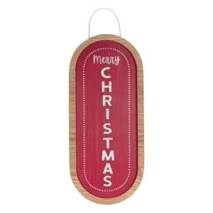 Merry Christmas Sign 21"H MDF/Iron Unique Seasonal Decor store