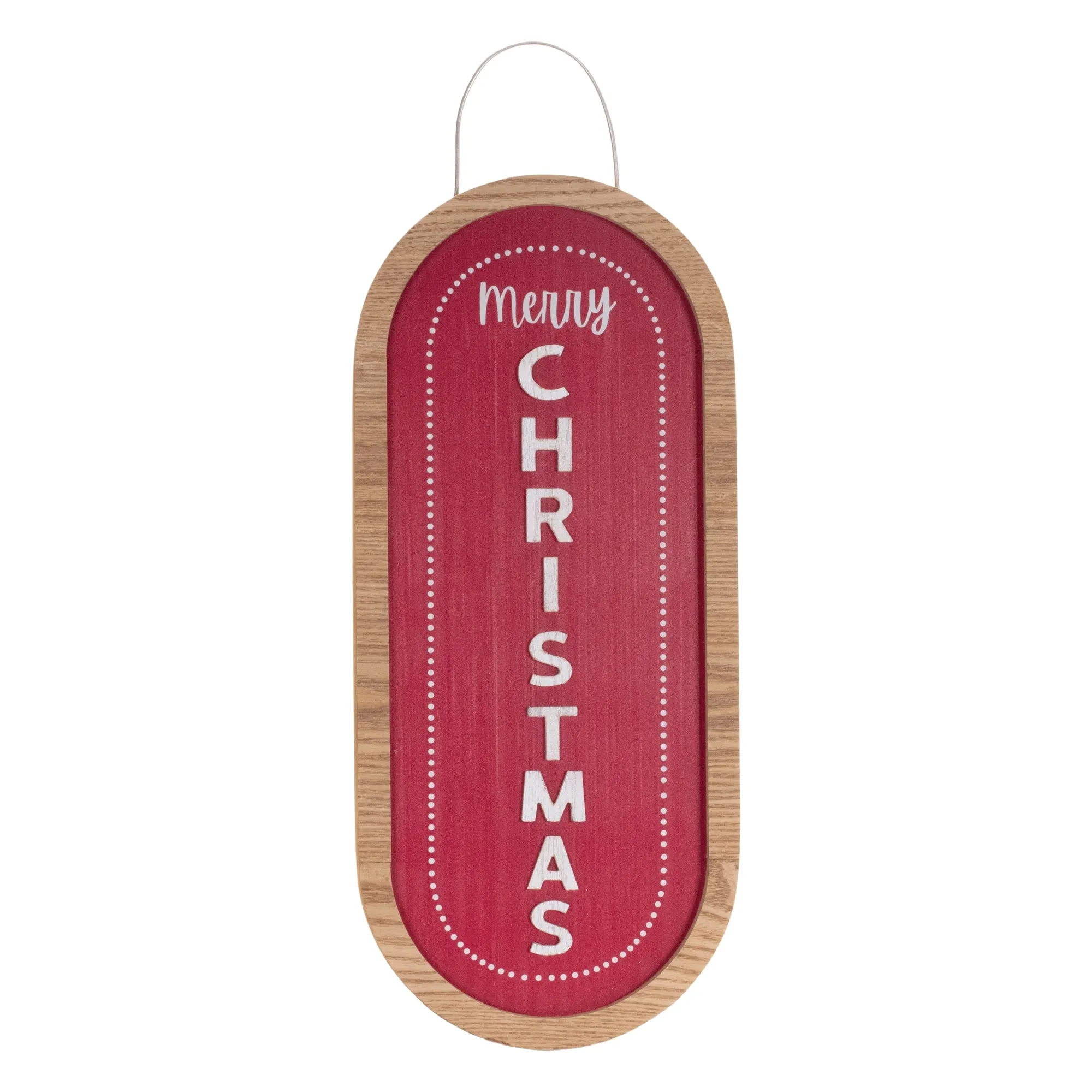 Merry Christmas Sign 21"H MDF/Iron Unique Seasonal Decor store
