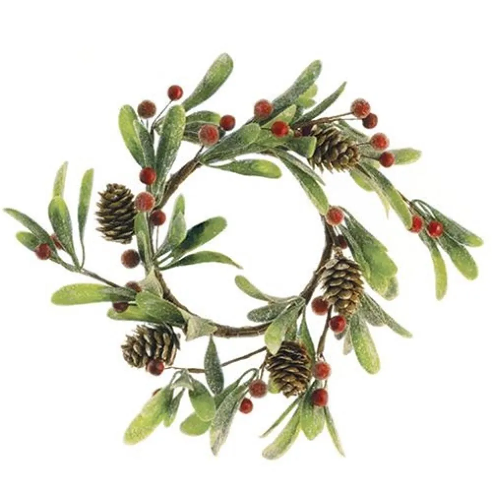 Merry Mistletoe Ring 4.5" Festive Decor online outlet