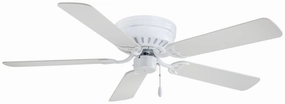Mesa 52"Ceiling Fan White Huggers FANS discount price
