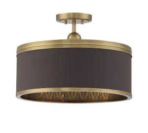 Metropolitan Four Light Semi Flush Mount Low Ceiling Lights sale