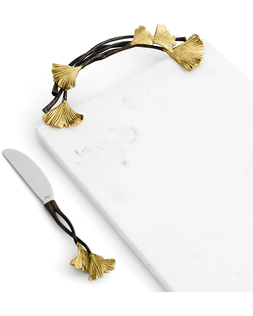 Michael Aram Golden Ginkgo Large Knife