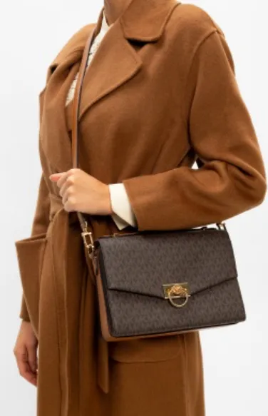 Michael Kors BROWN Hendrix??shoulder bag
