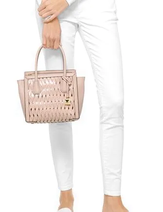 Michael Michael Kors Woven Mercer Studio Medium Crossbody