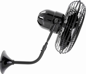 Michelle Parede 19"Wall Fan Black Nickel Wall Fans Cooling Combo