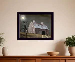 Midnight Moon 7 Black Framed Print Wall Art Modern Wall Accents store