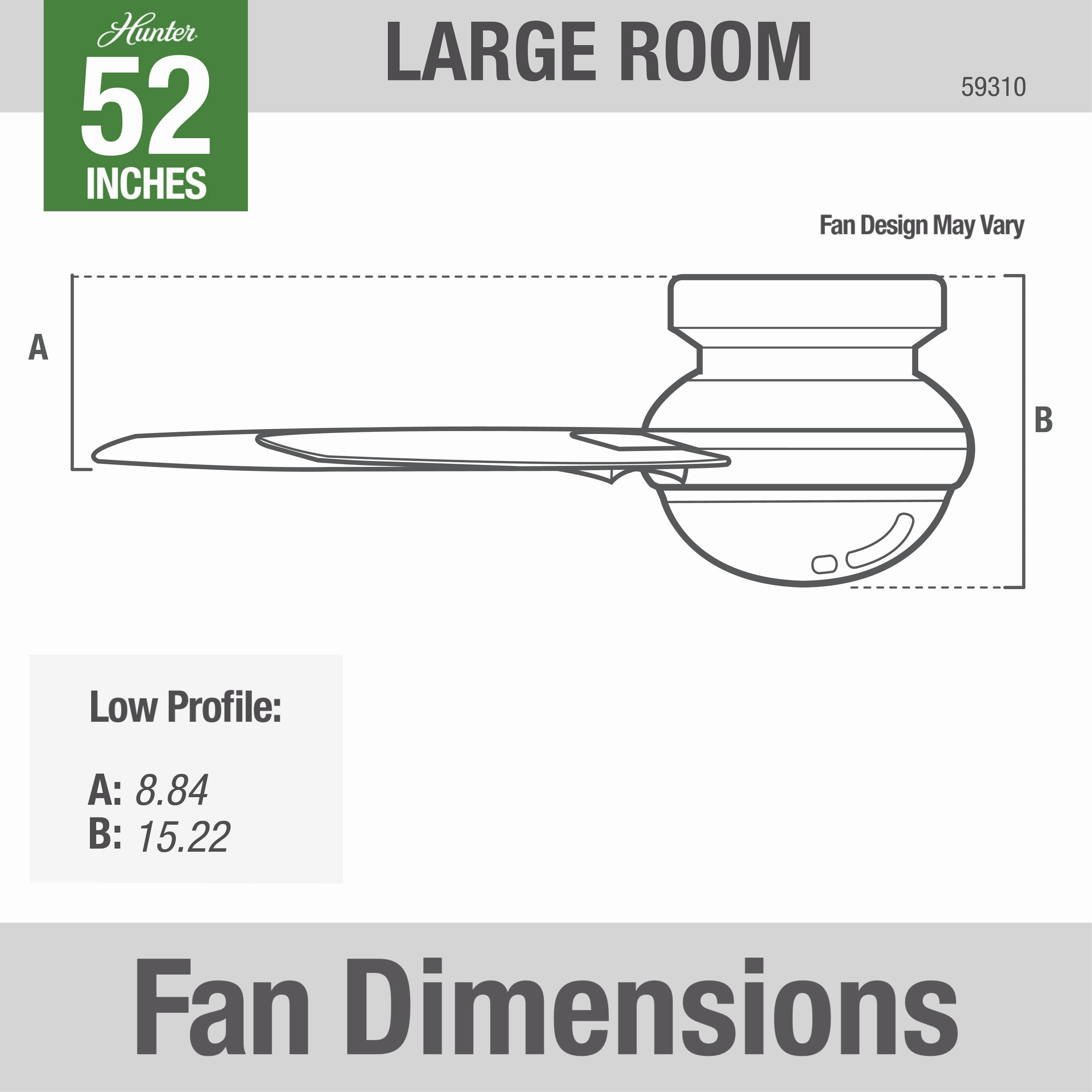 Mill Valley 52"Ceiling Fan Matte Black Huggers flush mount fans deals