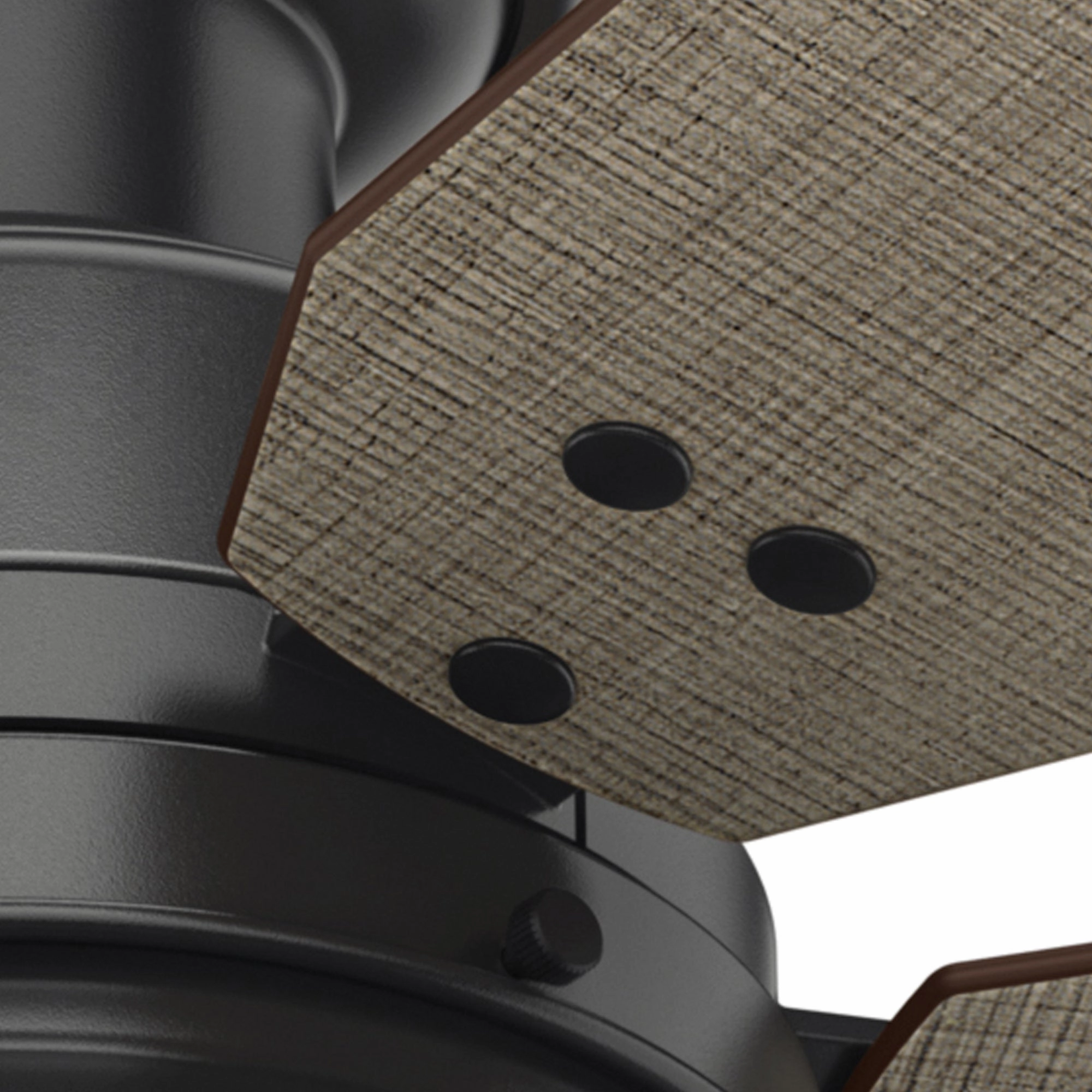 Mill Valley 52"Ceiling Fan Matte Black Huggers flush mount fans deals