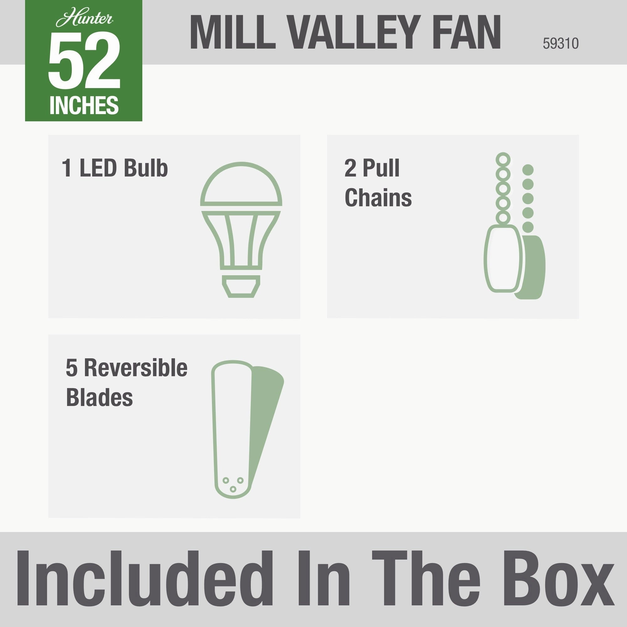 Mill Valley 52"Ceiling Fan Matte Black Huggers flush mount fans deals
