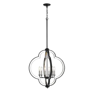 Millennium 3476-MB/BN Chandelier Light - Matte Black/Brushed Nickel Chandeliers Lighting best seller