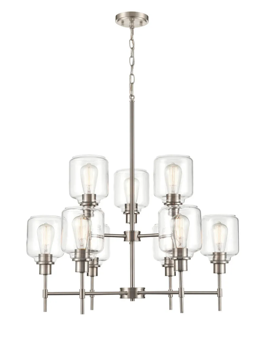 Millennium Asheville 6909-SN Chandelier Light - Satin Nickel Chandeliers Lighting premium
