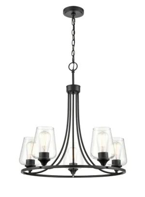 Millennium Ashford 9725-MB Chandelier Light - Matte Black Chandeliers Lighting premium