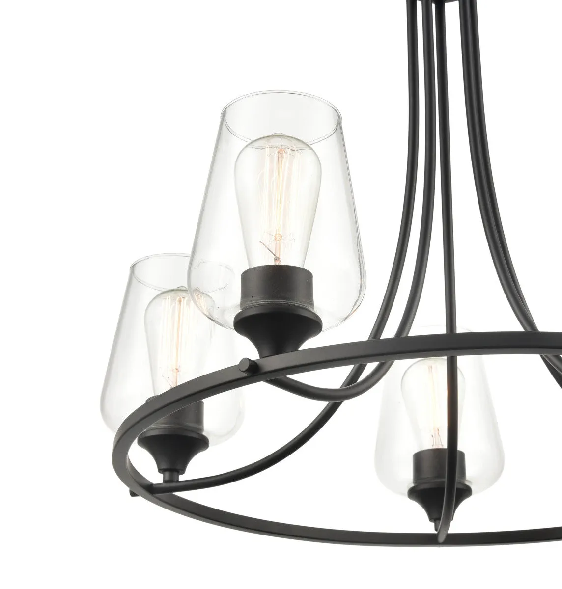 Millennium Ashford 9725-MB Chandelier Light - Matte Black Classic Chandeliers low price