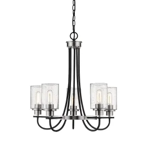 Millennium Clifton 3505-MB/BN Chandelier Light - Matte Black/Brushed Nickel Chandeliers Lighting best seller