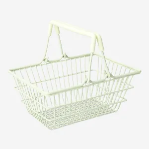 Mini green shopping basket Home Decor clearance sale