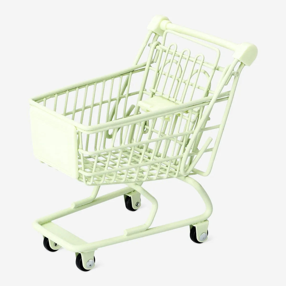 Mini green shopping cart Home Decor clearance sale