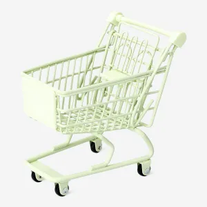 Mini green shopping cart Home Decor clearance sale