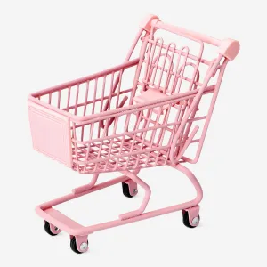 Mini pink shopping cart Home Decor clearance sale