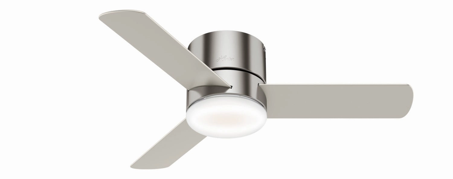 Minimus 44"Ceiling Fan Brushed Nickel Small Room Fans sale