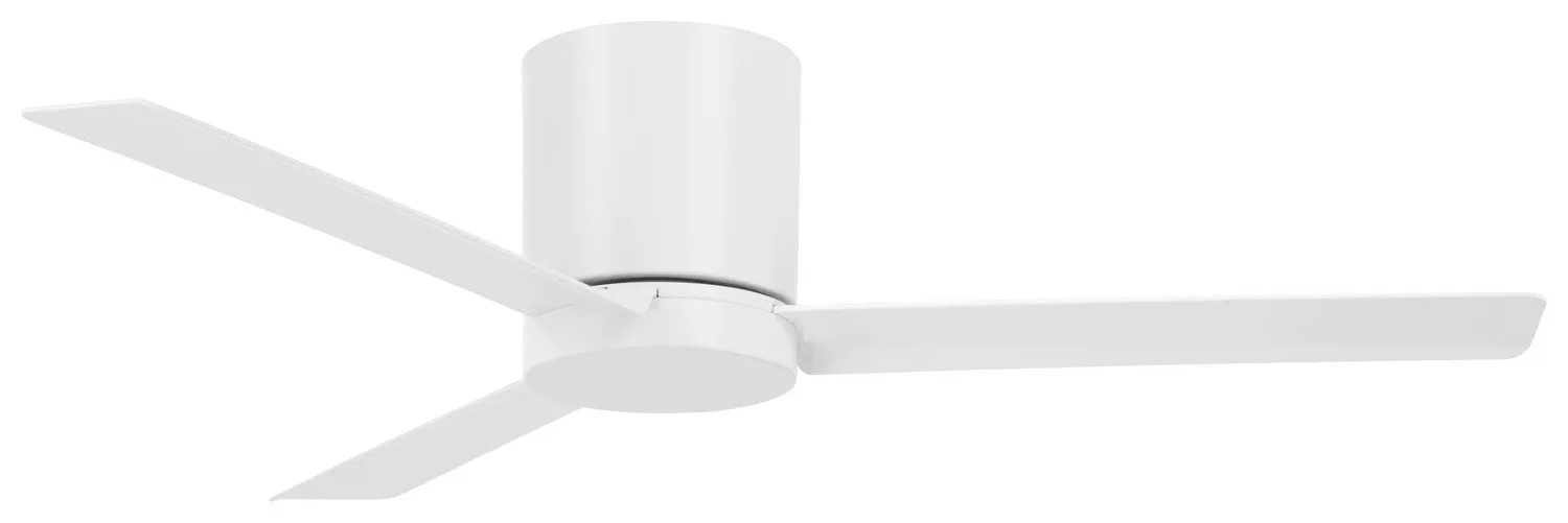 Minka Aire Roto Flush 52" Ceiling Fan with 20W LED Dimmable Light and Remote Control Cheap Low Ceiling Lighting