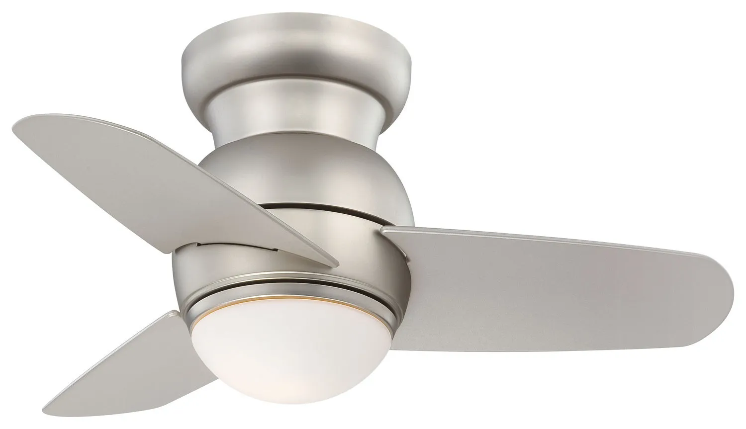 Minka Aire Spacesaver 26" Flushmount Ceiling Fan with 15W LED and Wall Control Designer Ceiling Fans Outlet