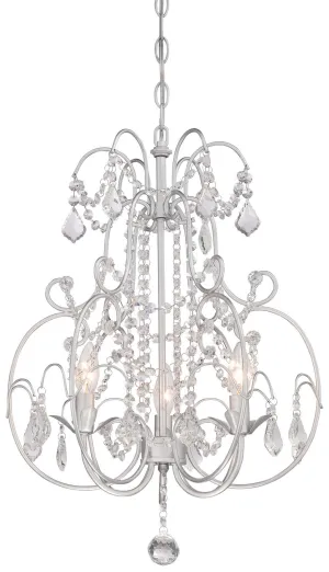 Minka-Lavery Isabella`S Crown 3153-599 Chandelier Light - Vintage Silver Chandeliers Lighting premium