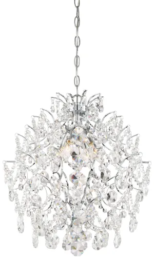 Minka-Lavery Isabella'S Crown 3156-77 Chandelier Light - Chrome Chandeliers Lighting premium