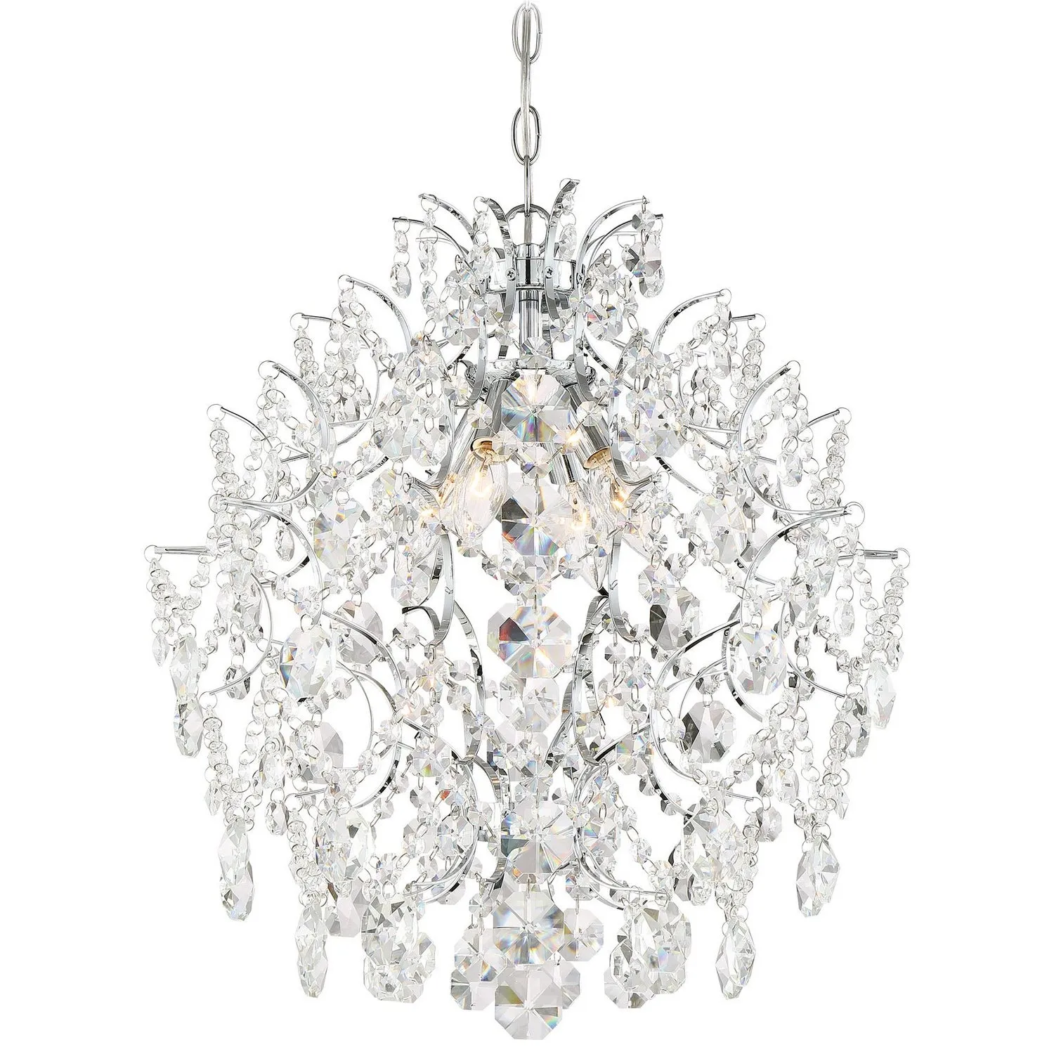 Minka-Lavery Isabella'S Crown 3156-77 Chandelier Light - Chrome Classic Chandeliers low price