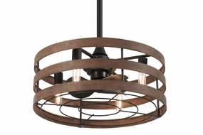 Minka Aire Audrey 26" Fandelier with Dimmable LED light and Remote Control Chandelier Fans (Fandeliers) outlet sale