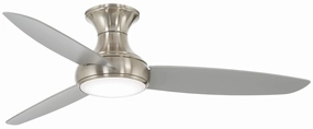 Minka Aire Concept III 54" Outdoor Smart DC Flushmount Ceiling Fan with Remote and 30W LED Light Outdoor Ceiling Fans discount