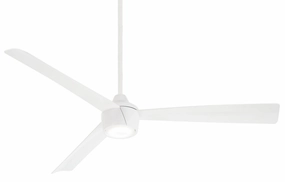 Minka Aire Skinnie DC Outdoor Ceiling Fan with 20W LED Dimmable Light and Remote Control Outdoor Ceiling Fans discount