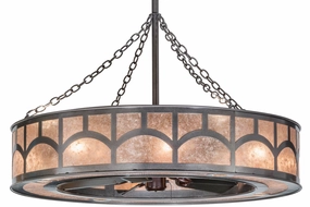 Mission 16 Light Chandel-Air Fandeliers FANS on sale now