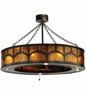 Mission 16 Light Chandel-Air Fandeliers FANS on sale now
