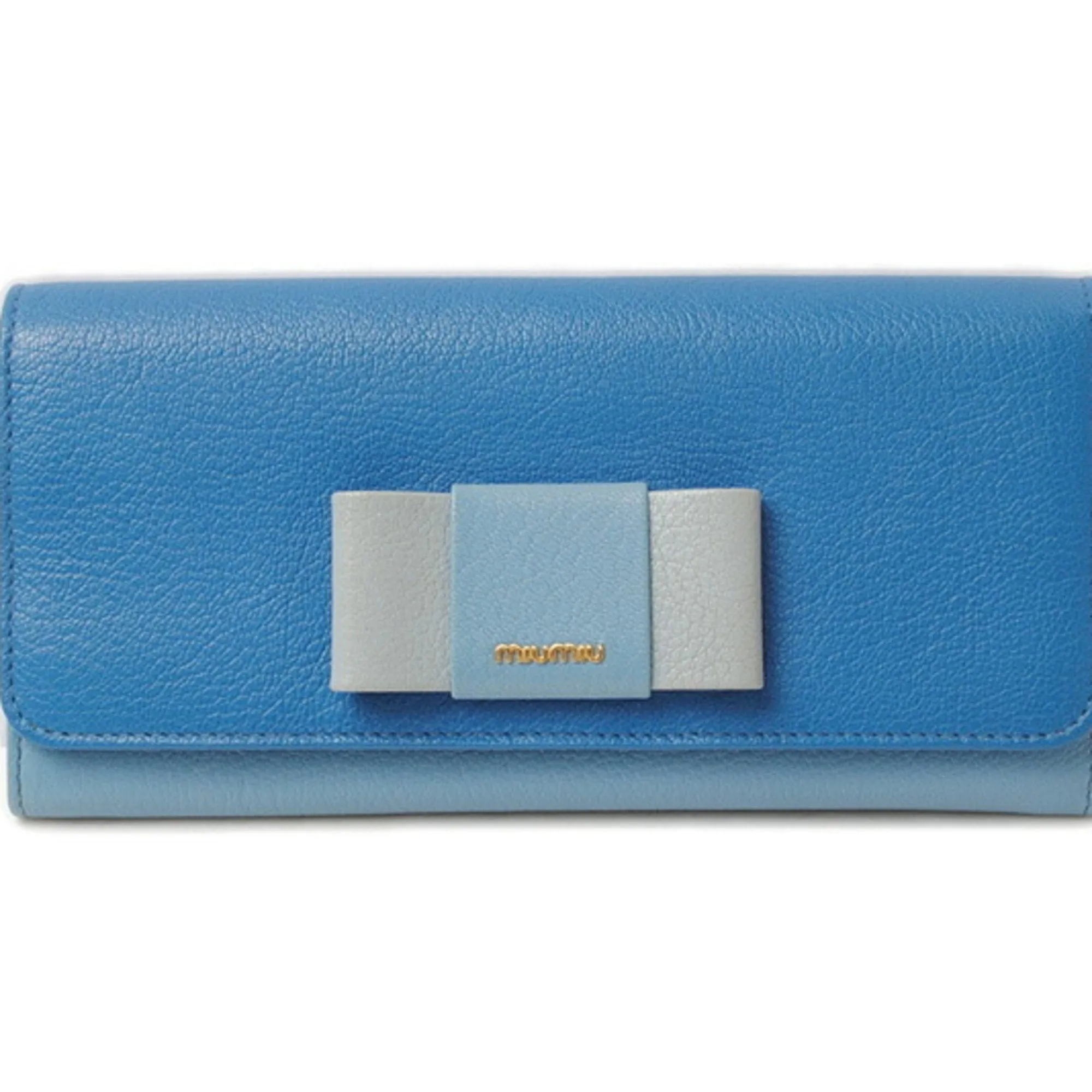 Miu Miu Leather Long Wallet (Bi-Fold) (Pre-Owned)