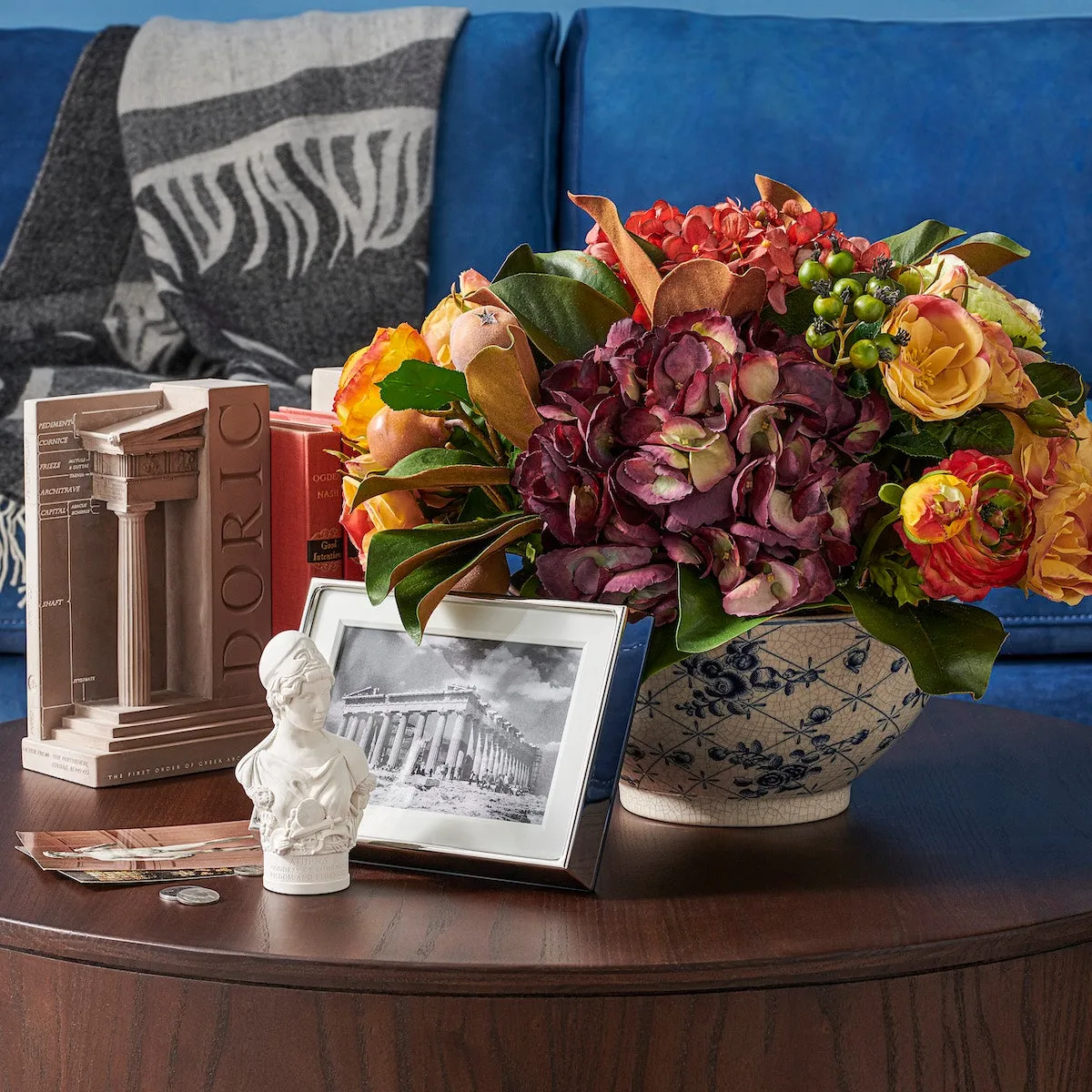 Mix Fall Floral in Trellis Bowl Faux Florals Wreaths hot price