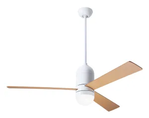 Modern Fan Company Cirrus DC CIR-GW-50-MP-355-WC Ceiling Fan - Gloss White, Maple/ Top-rated Ceiling Fans outlet
