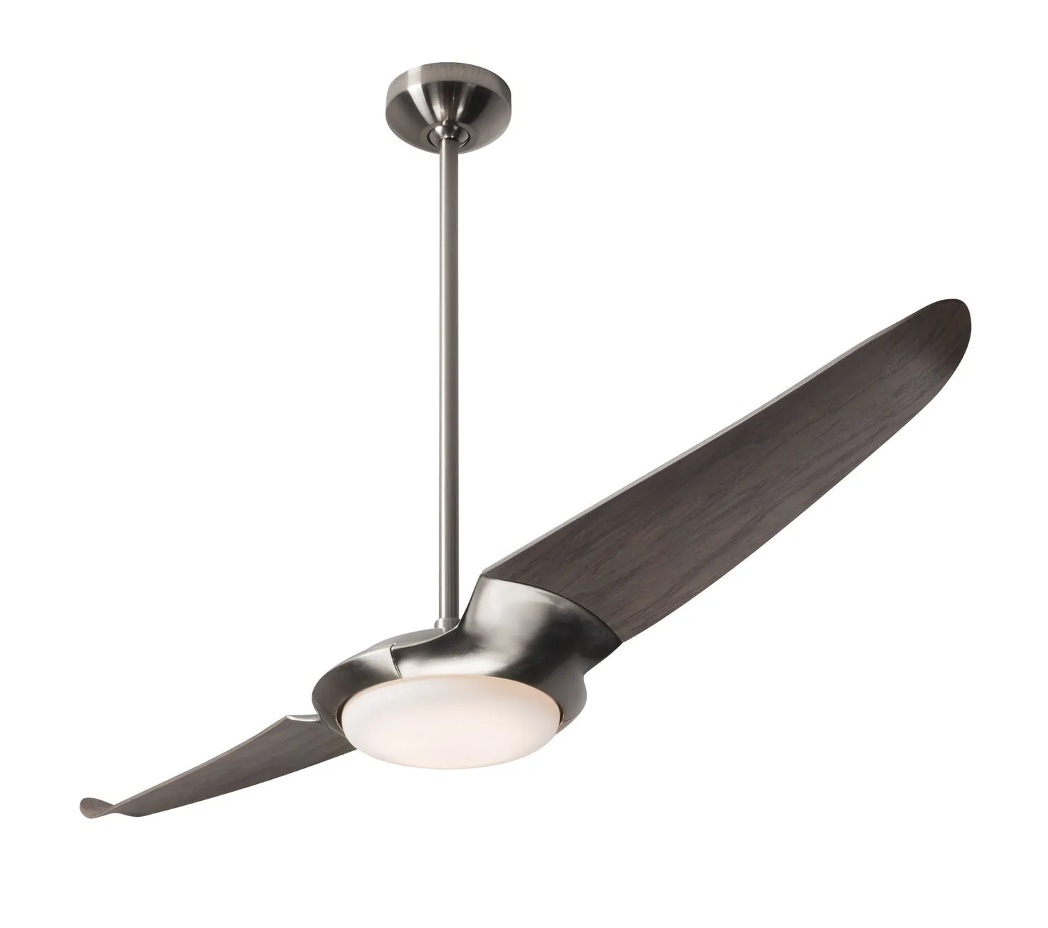 Modern Fan Company IC/Air2 DC IC2-BN-56-GY-570-CC Ceiling Fan 56 - Bright Nickel, Graywash/ Top-rated Ceiling Fans outlet