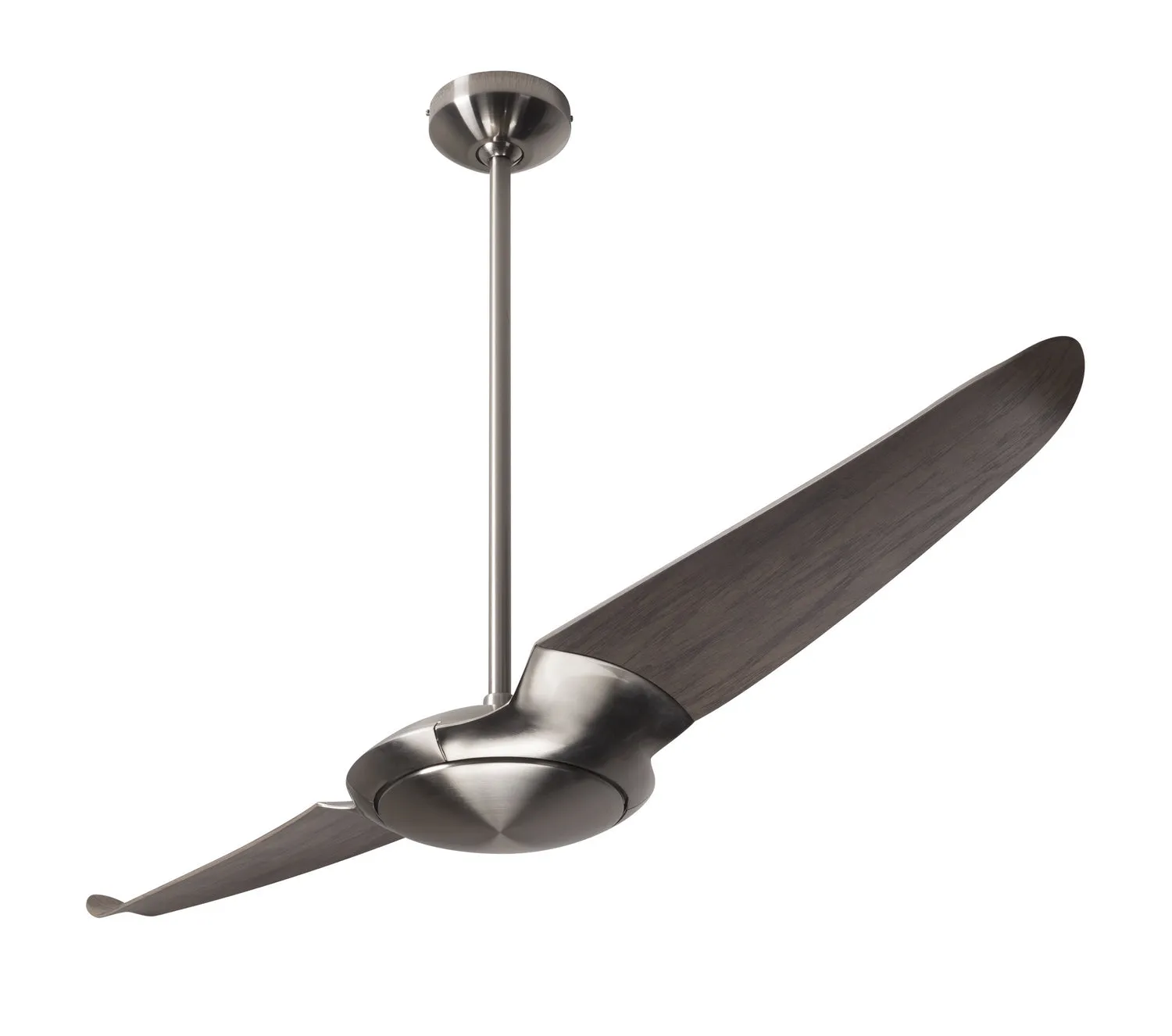 Modern Fan Company IC/Air2 DC IC2-BN-56-GY-NL-CC Ceiling Fan 56 - Bright Nickel, Graywash/ Modern Ceiling Fans cheap price